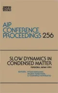 Slow Dynamics in Condensed Matter