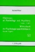 Dictionary of Psychology and Psychiatry: German-English, Vol. 2