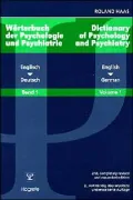 Dictionary of Psychology and Psychiatry: English-German, Vol. 1