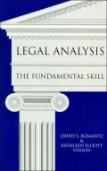 Legal Analysis: The Fundamental Skill