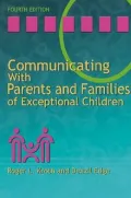 Communicating with Parents and Families of Exceptional Children