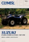 Clymer Suzuki LT-4WD, LT-WDX and LT-F250 1987-1998 (Clymenr's Maintenance Manuals Series): Service, Repair, Maintenance
