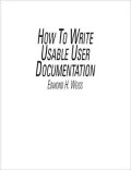 How To Write Usable User Documentation: Second Edition