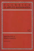 Introduction to Matrix Analysis
