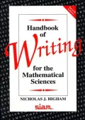 Handbook of Writing for the Mathematical Sciences, 2nd Edition