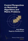 Control Perspectives on Numerical Algorithms and Matrix Problems