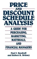 Price And Discount Schedule Analysis