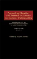 Accounting Education and Research to Promote International Understanding
