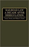 Railroad Law A Decade After Deregulation