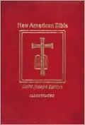 Saint Joseph Gift Bible, Deluxe Medium Size Print Edition: New American Bible (NAB), red bonded leather