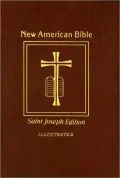 Saint Joseph Gift Bible, Deluxe Medium Size Print Edition: New American Bible (NAB), brown bonded leather
