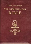 Saint Joseph Gift Bible, Deluxe Full Size Print Edition: New American Bible (NAB), burgundy bonded leather