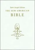 Saint Joseph Gift Bible, Deluxe Full Size Print Edition: New American Bible (NAB), white bonded leather