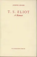 T. S. Eliot, a memoir
