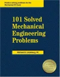 Book cover of 101 Solved Mechanical Engineering Problems