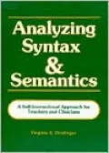 Analyzing Syntax and Semantics: A Self-Instructional Approach for Teachers and Clinicians