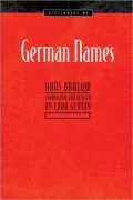 Dictionary of German Names