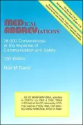 Medical Abbreviations: 28,000 Conveniences at the Expense of Communication and Safety
