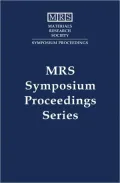 Plasma Synthesis and Etching of Electronic Materials: Symposium Held November 27-30, 1984, Boston, Massachusetts, U.S.A.