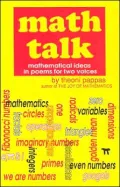Math Talk: Mathematical Ideas in Poems for Two Voices by Theoni Pappas — book cover