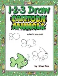 1-2-3 Draw Cartoon Animals