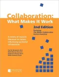 Collaboration: What Makes It Work