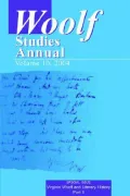 Woolf Studies Annual