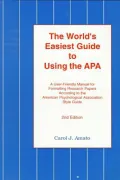 The world's easiest guide to using the APA