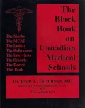 The Black Book on Canadian Medical Schools