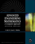 Advanced Engineering Mathematics: A Computer Approach