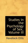 Studies In The Psychology Of Sex, Volume Iii