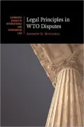 Legal Principles in WTO Disputes