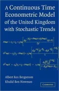 A Continuous Time Econometric Model of the United Kingdom with Stochastic Trends