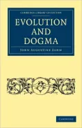 Evolution and Dogma (Cambridge Library Collection - Religion)