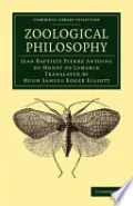 Book cover of Zoological Philosophy: An Exposition with Regard to the Natural History of Animals