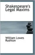 Shakespeare's Legal Maxims