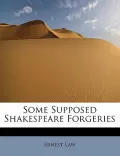Some Supposed Shakespeare Forgeries