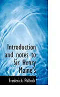 Introduction and Notes to Sir Henry Maine's
