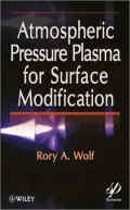 Atmospheric Pressure Plasma for Surface Modification
