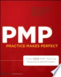 Book cover of PMP Practice Makes Perfect
