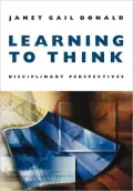 Learning to Think: Disciplinary Perspectives
