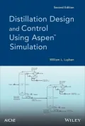 Distillation Design and Control Using Aspen Simulation