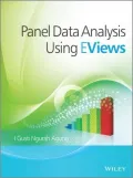Book cover of Panel Data Analysis Using Eviews