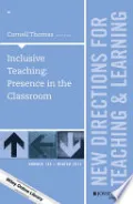 Book cover of Inclusive Teaching: Presence in the Classroom