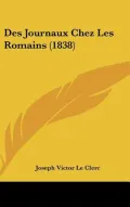 Des Journaux Chez Les Romains (1838)