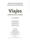 Sam Answer Key and Audio Script for Hershberger/Navey-Davis/Borras A.'s Viajes