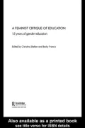 Feminist Critique of Education: Fifteen Years of Gender Development