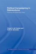 Political Campaigning in Referendums: Framing the Referendum Issue