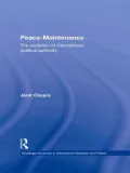 Peace Maintenance: The Evolution of International Political Economy