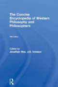 Concise Encyclopedia of Western Philosophy and Philosophers